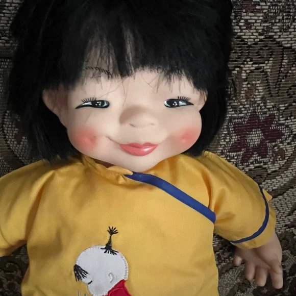 Vintage 80s Mieler Doll 14" Chopsticks Kid Mikkel B. Jacobsen - Picture 3 of 6